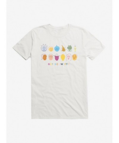 Wholesale Rick And Morty Get Schwifty Faces T-Shirt $6.50 T-Shirts