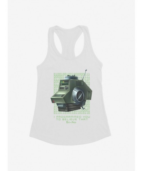 Seasonal Sale Rick And Morty I Programmed You To Believe That Girls Tank $6.77 Tanks