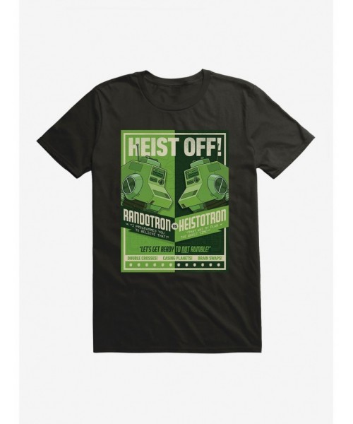 Exclusive Rick And Morty Randotron VS. Heistotron T-Shirt $5.93 T-Shirts