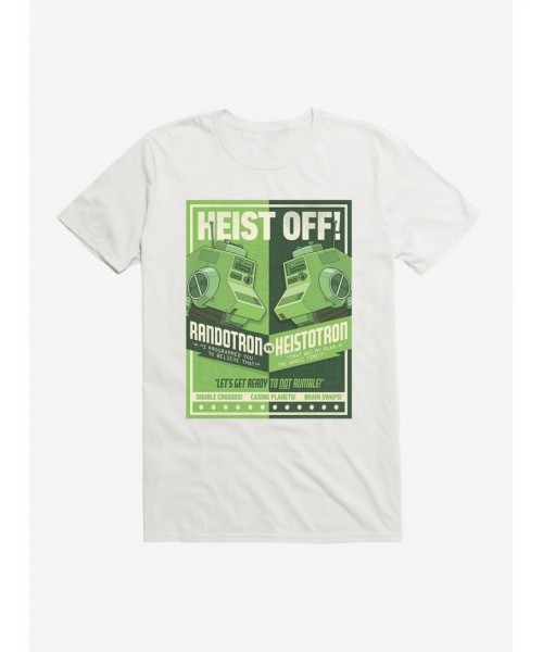 Exclusive Rick And Morty Randotron VS. Heistotron T-Shirt $5.93 T-Shirts