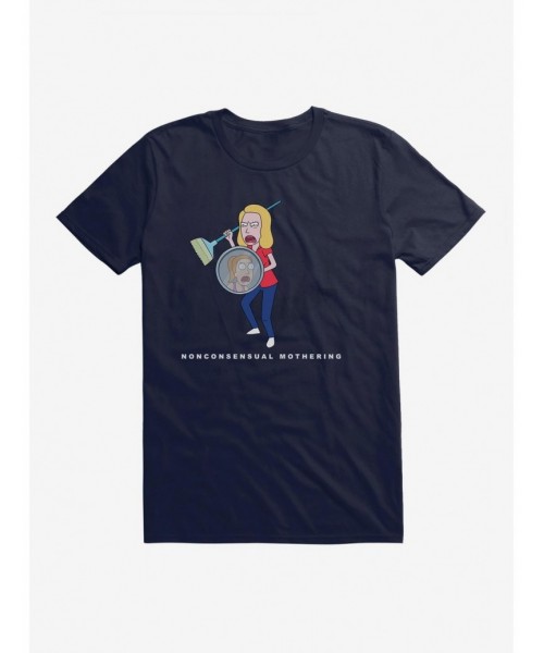 Premium Rick And Morty Nonconsensual Mothering T-Shirt $5.93 T-Shirts