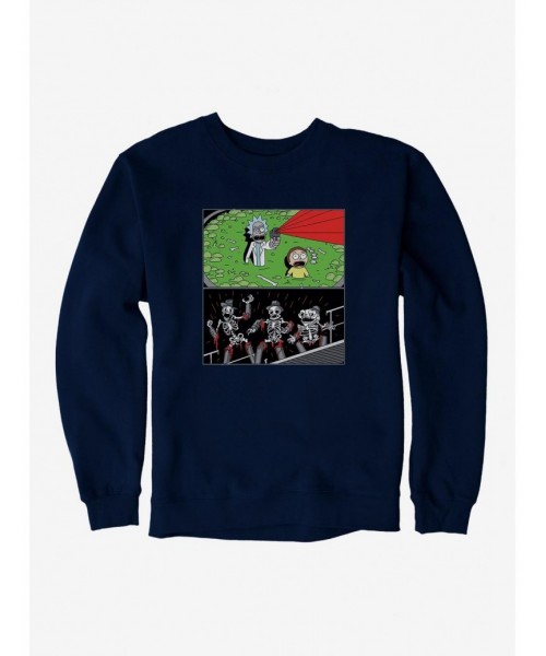 Pre-sale Rick And Morty Melting Flesh Sweatshirt $12.99 Sweatshirts