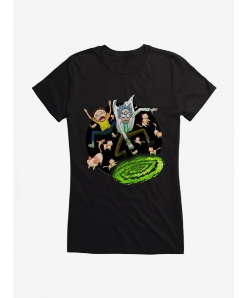 Big Sale Rick and Morty Ricked Again Girls T-Shirt $7.17 T-Shirts