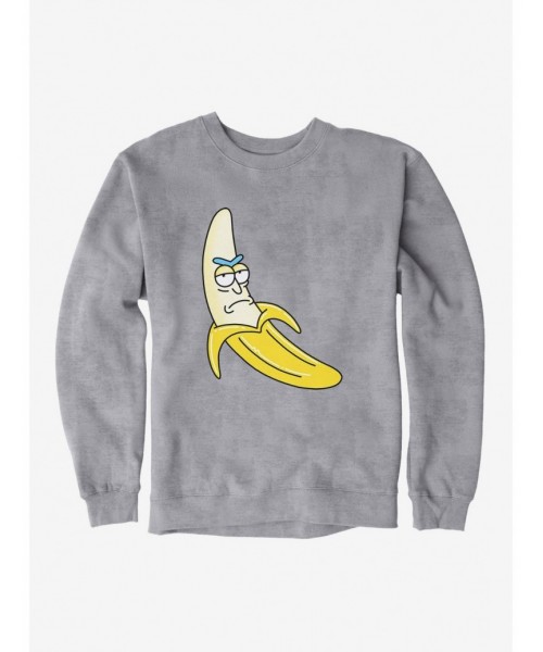 Trendy Rick And Morty Banana Rick Sweatshirt $13.58 Sweatshirts