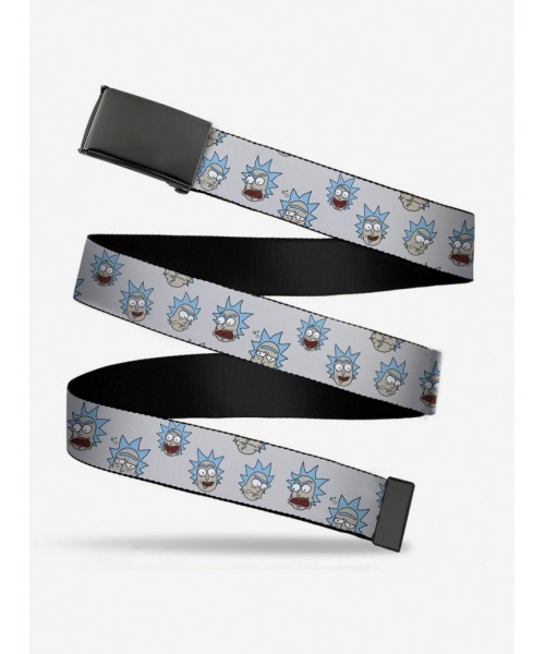 Exclusive Rick and Morty Rick Expressions Clamp Belt $6.05 Belts