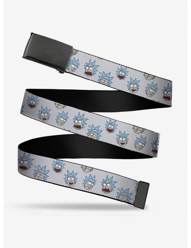 Exclusive Rick and Morty Rick Expressions Clamp Belt $6.05 Belts