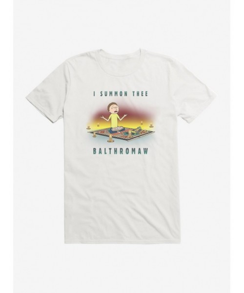 Discount Rick And Morty I Summon Thee Balthromaw T-Shirt $8.03 T-Shirts