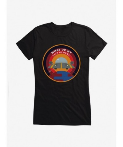 Flash Deal Rick And Morty Clip Clops Girls T-Shirt $9.36 T-Shirts