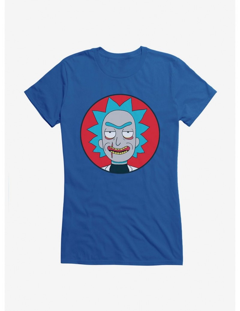 Huge Discount Rick And Morty Evil Rick Girls T-Shirt $6.77 T-Shirts