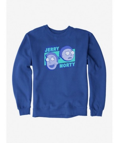 Best Deal Rick And Morty Aventures Of Jerry And Morty Sweatshirt $14.46 Sweatshirts