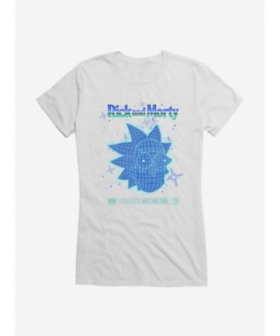 Exclusive Price Rick And Morty Rick Grid Head Girls T-Shirt $9.16 T-Shirts