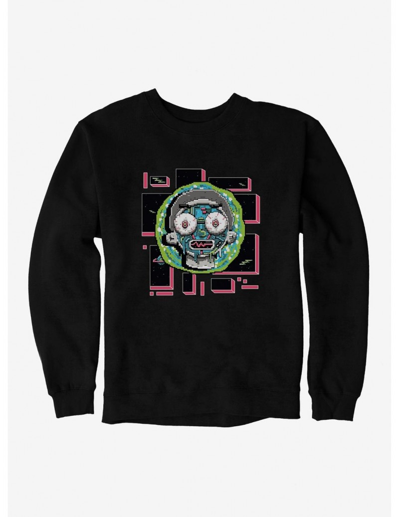 Big Sale Rick And Morty Robot Morty Sweatshirt $14.76 Sweatshirts