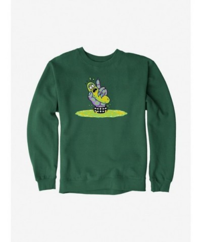 Premium Rick And Morty Pickle Rick Danger Color Sweatshirt $9.74 Sweatshirts