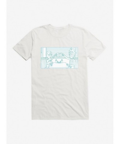 Fashion Rick And Morty Diner Cheers T-Shirt $9.18 T-Shirts