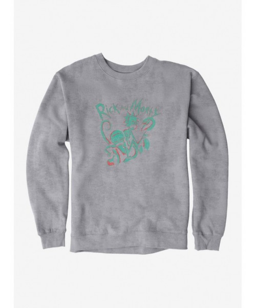 Value Item Rick And Morty Tentacle Attack Sweatshirt $8.86 Sweatshirts