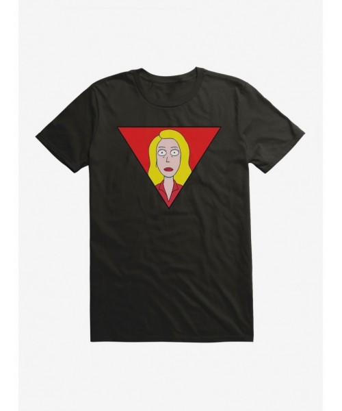 Limited-time Offer Rick And Morty Beth Triangle T-Shirt $6.31 T-Shirts