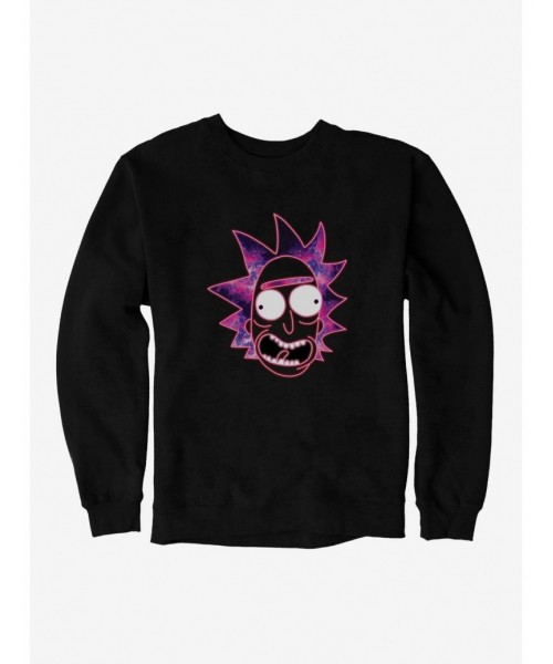 Value Item Rick And Morty Crazy Eyes Rick Sweatshirt $12.99 Sweatshirts