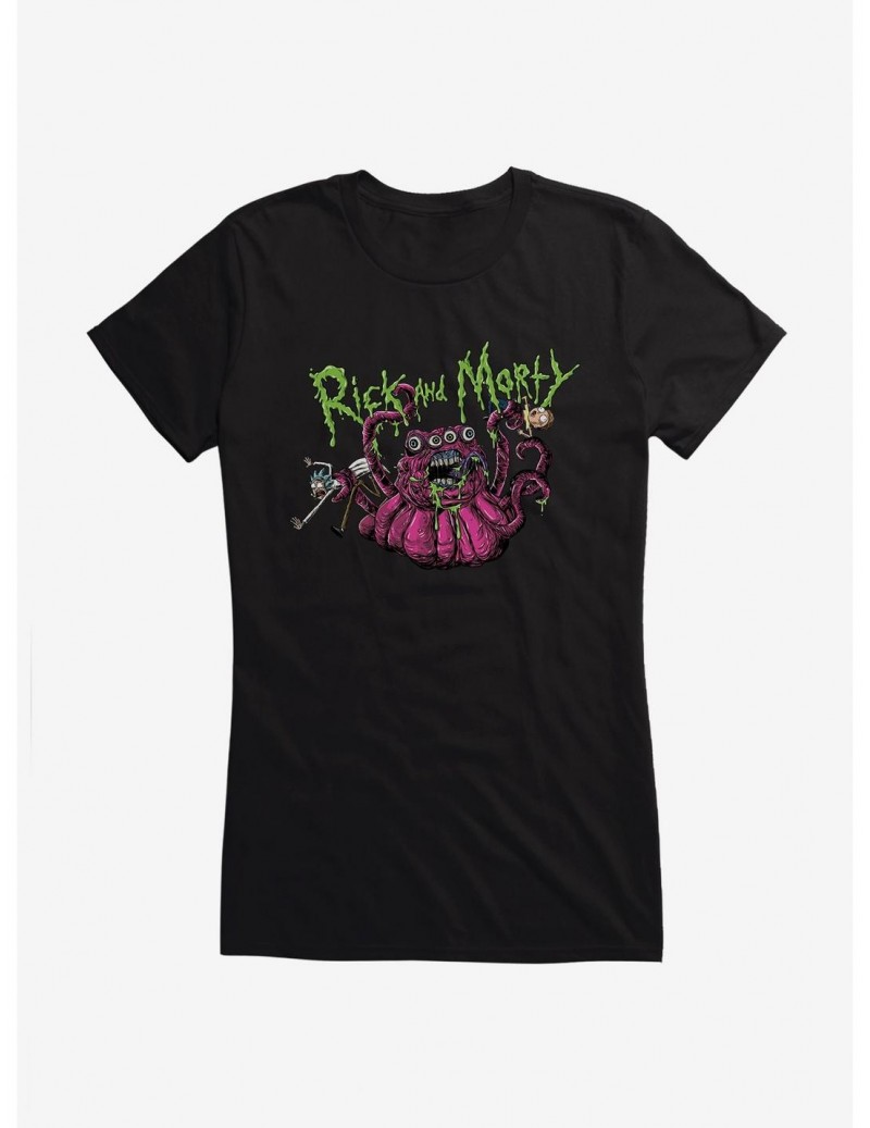 Fashion Rick And Morty Ricksy Business Girls T-Shirt $9.76 T-Shirts