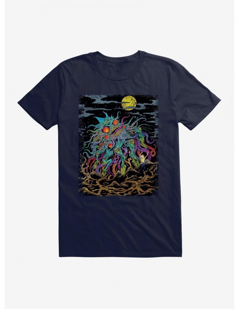 Pre-sale Discount Rick And Morty Monster Attack T-Shirt $9.56 T-Shirts