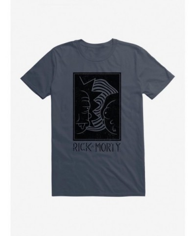 Crazy Deals Rick And Morty Portal Portrait T-Shirt $6.12 T-Shirts