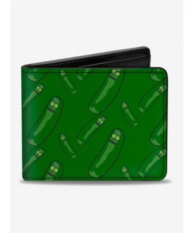 High Quality Rick And Morty Pickle Rick Toss Print Bifold Wallet $8.36 Wallets