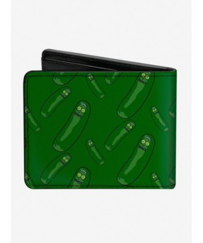High Quality Rick And Morty Pickle Rick Toss Print Bifold Wallet $8.36 Wallets