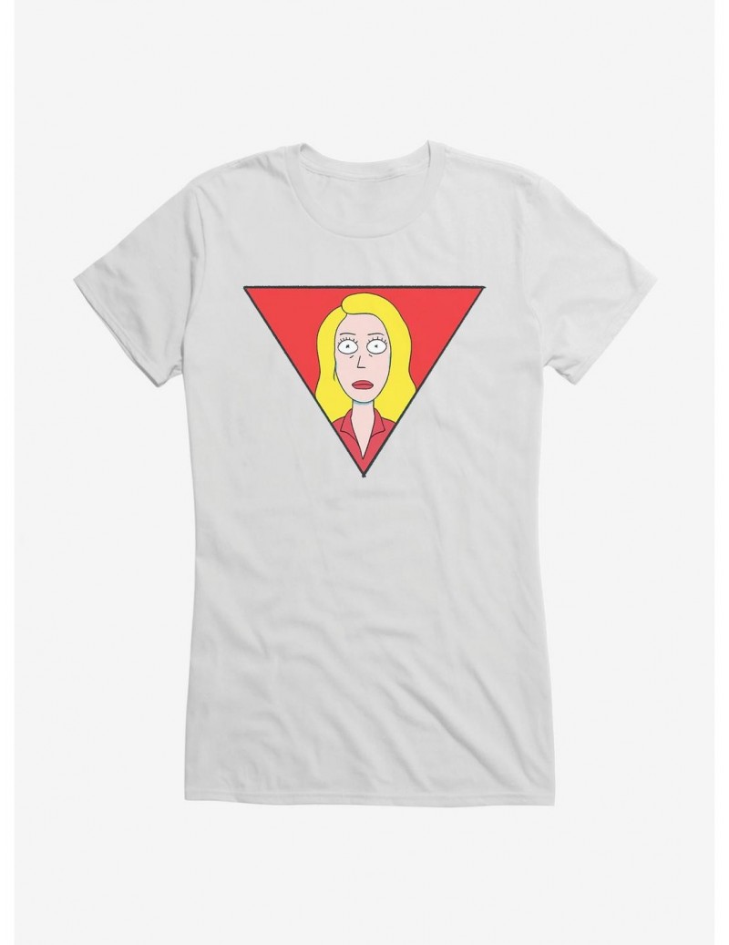 Huge Discount Rick And Morty Beth Triangle Girls T-Shirt $7.17 T-Shirts
