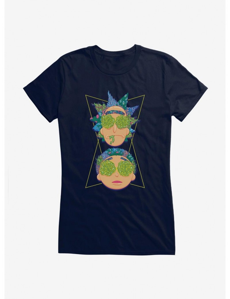 Value for Money Rick And Morty Portal Eyes Girls T-Shirt $8.57 T-Shirts