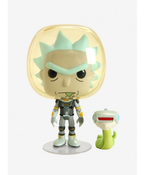 Premium Funko Rick And Morty Pop! Animation Space Suit Rick With Snake Vinyl Figure $3.38 Figures