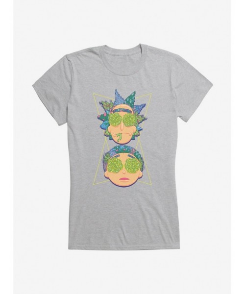 Value for Money Rick And Morty Portal Eyes Girls T-Shirt $8.57 T-Shirts