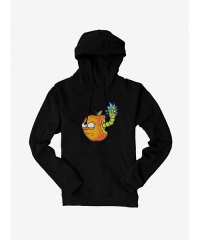 Pre-sale Discount Rick And Morty Apple And Worm Hoodie $13.29 Hoodies