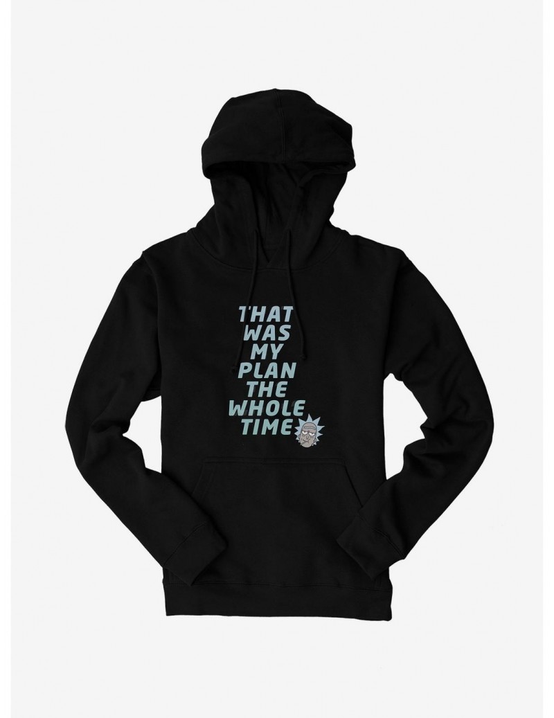 Flash Sale Rick And Morty That Was My Plan Hoodie $12.57 Others