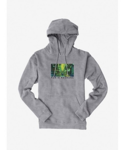 Value for Money Rick and Morty man Vs Machine Hoodie $16.52 Hoodies