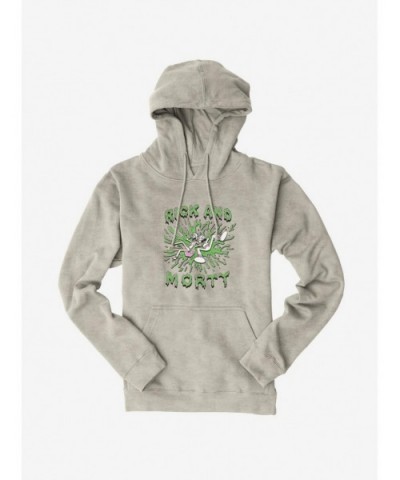 Hot Selling Rick And Morty Splatter Hoodie $10.78 Hoodies