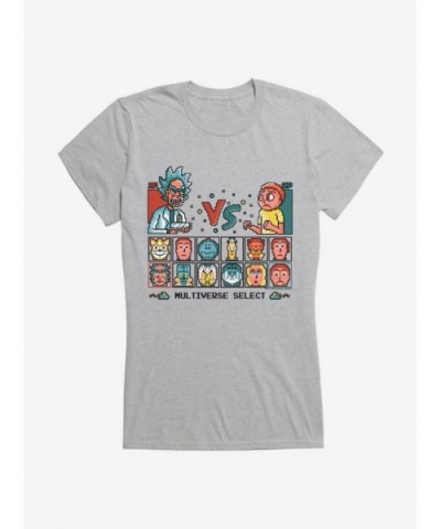 Trendy Rick And Morty Multiverse Select Girls T-Shirt $7.77 T-Shirts
