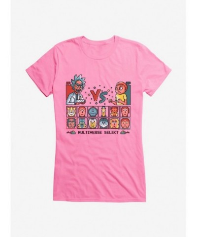 Trendy Rick And Morty Multiverse Select Girls T-Shirt $7.77 T-Shirts