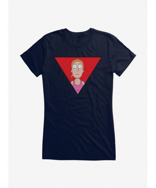 Fashion Rick And Morty Summer Triangle Girls T-Shirt $9.56 T-Shirts