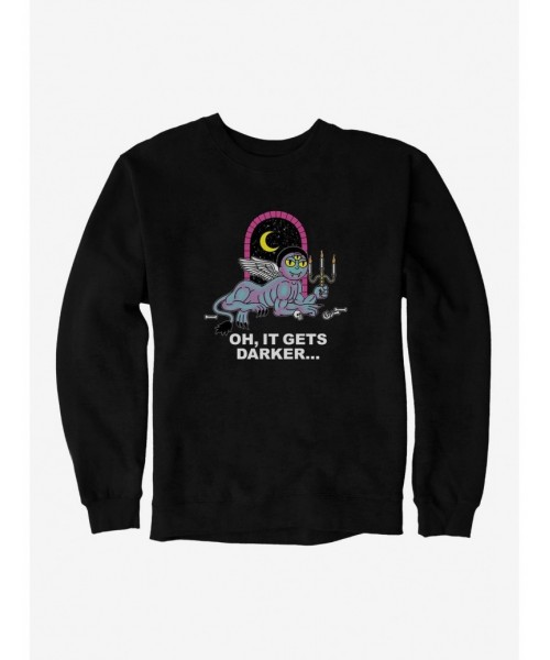 Fashion Rick And Morty It Gets Darker Sweatshirt $10.63 Sweatshirts