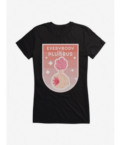 Exclusive Price Rick And Morty Everybody Needs A Plumbus Girls T-Shirt $9.16 T-Shirts