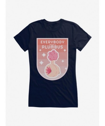 Exclusive Price Rick And Morty Everybody Needs A Plumbus Girls T-Shirt $9.16 T-Shirts