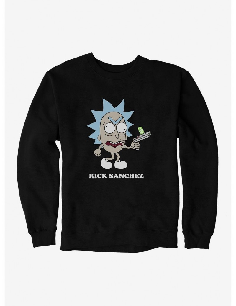 Cheap Sale Rick And Morty Rick Sanchez Sweatshirt $11.22 Sweatshirts