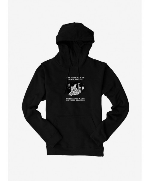 Clearance Rick And Morty Distress Beacons Hoodie $17.60 Hoodies