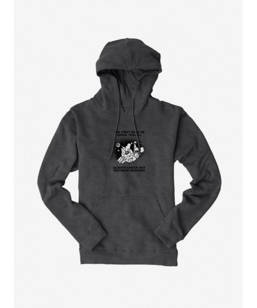 Clearance Rick And Morty Distress Beacons Hoodie $17.60 Hoodies