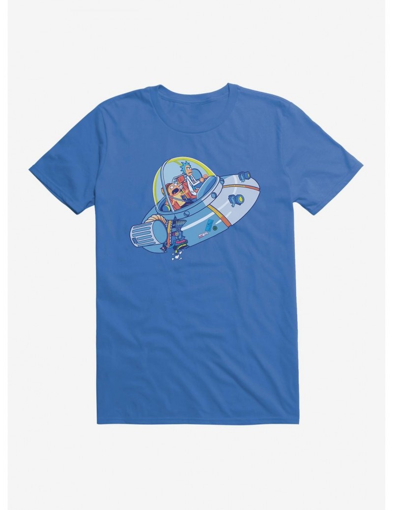 Pre-sale Discount Rick And Morty UFO T-Shirt $7.65 T-Shirts