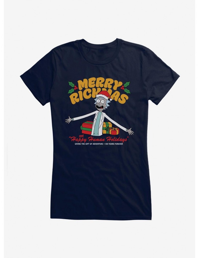 Limited-time Offer Rick And Morty Gift Of Adventure Girls T-Shirt $7.17 T-Shirts
