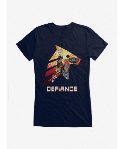 Exclusive Price Rick And Morty Defiance Girls T-Shirt $8.76 T-Shirts