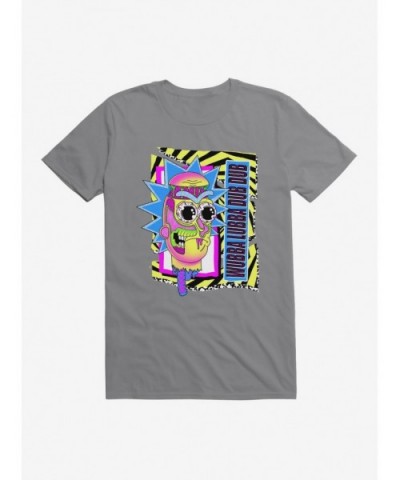 Limited Time Special Rick And Morty Neon Wubba Lubba Dub Dub T-Shirt $9.18 T-Shirts