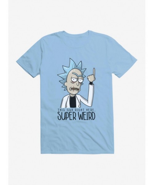 Hot Sale Rick And Morty Super Weird T-Shirt $9.37 T-Shirts