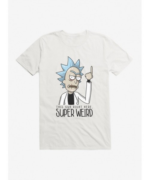 Hot Sale Rick And Morty Super Weird T-Shirt $9.37 T-Shirts