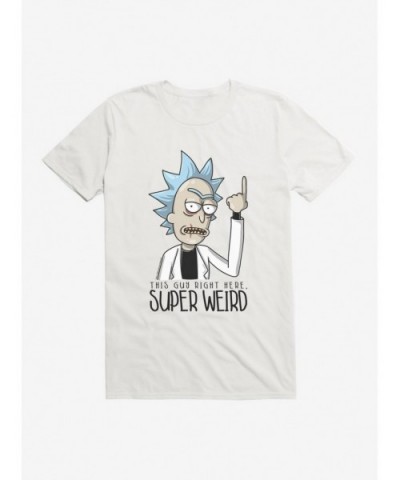 Hot Sale Rick And Morty Super Weird T-Shirt $9.37 T-Shirts